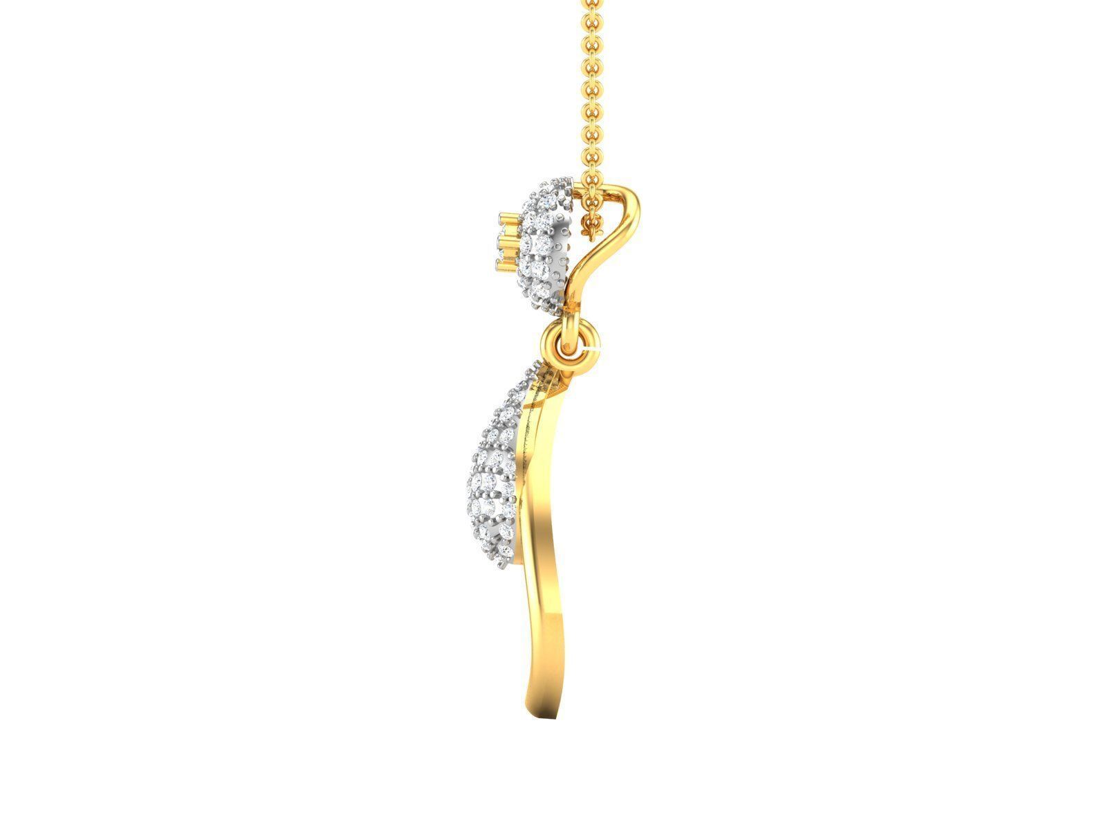 Women pendant 3dm render detail 3D print model_4