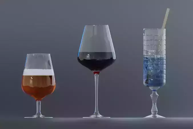 Selection of stylish and elegant royal glassware full