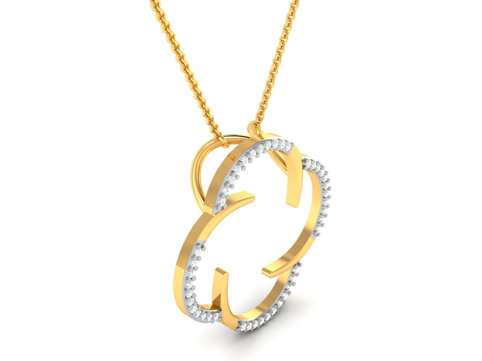 Women pendant 3dm render detail 3D print model_6
