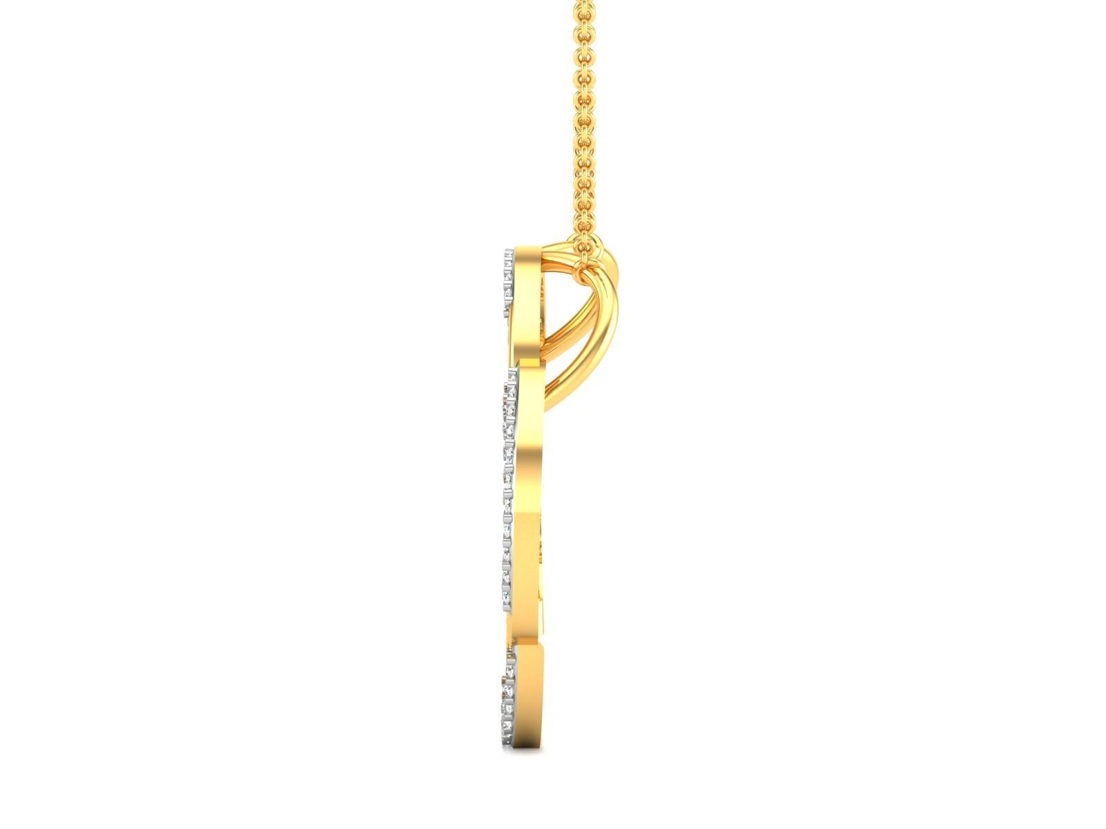 Women pendant 3dm render detail 3D print model_3