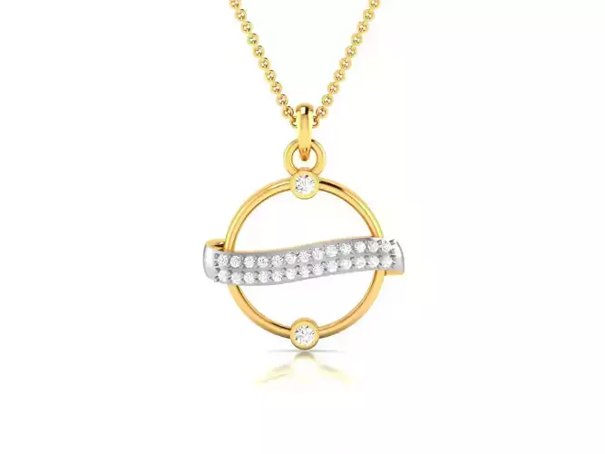 Women pendant 3dm render detail