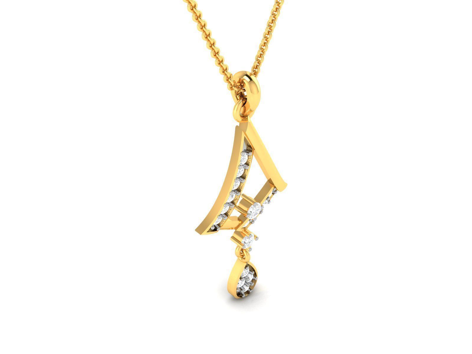 Women pendant 3dm render detail 3D print model_2