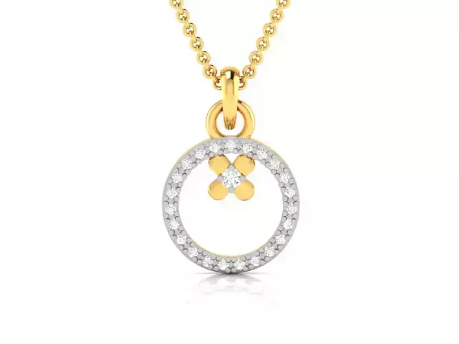 Women pendant 3dm render detail