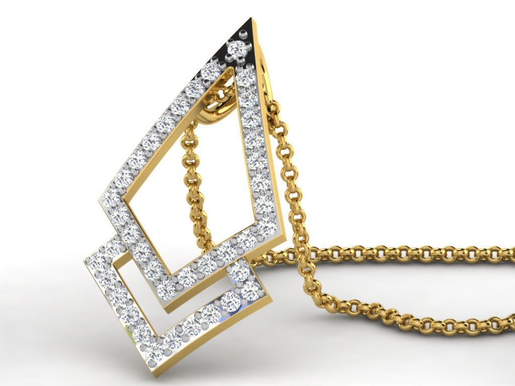 Women pendant 3dm render detail 3D print model_7