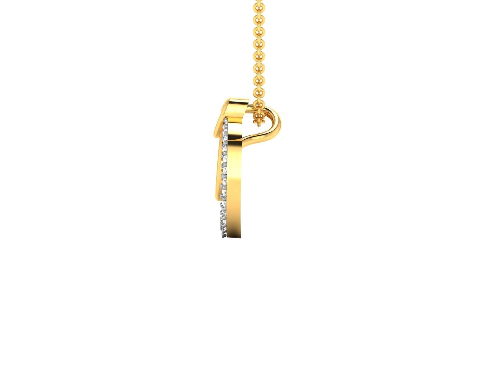 Women pendant 3dm render detail 3D print model_3