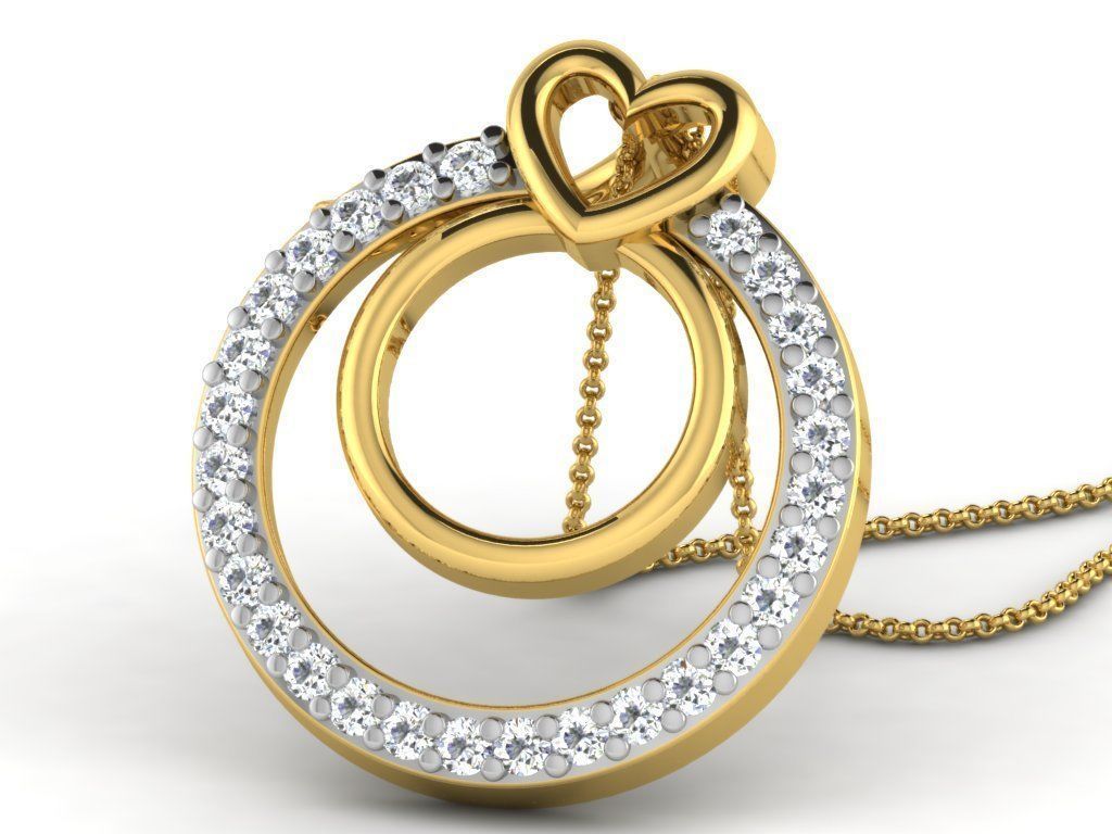 Women pendant 3dm render detail 3D print model_8