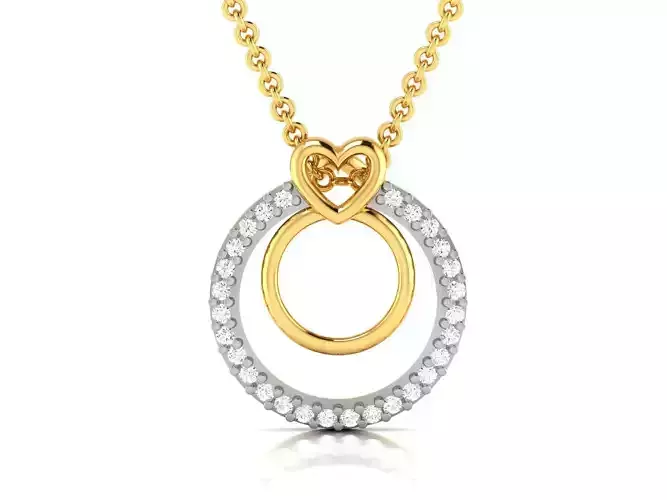 Women pendant 3dm render detail