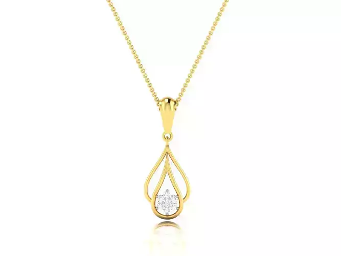 Women pendant 3dm render detail