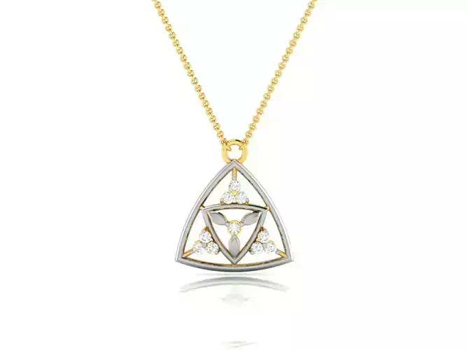 Women pendant 3dm render detail