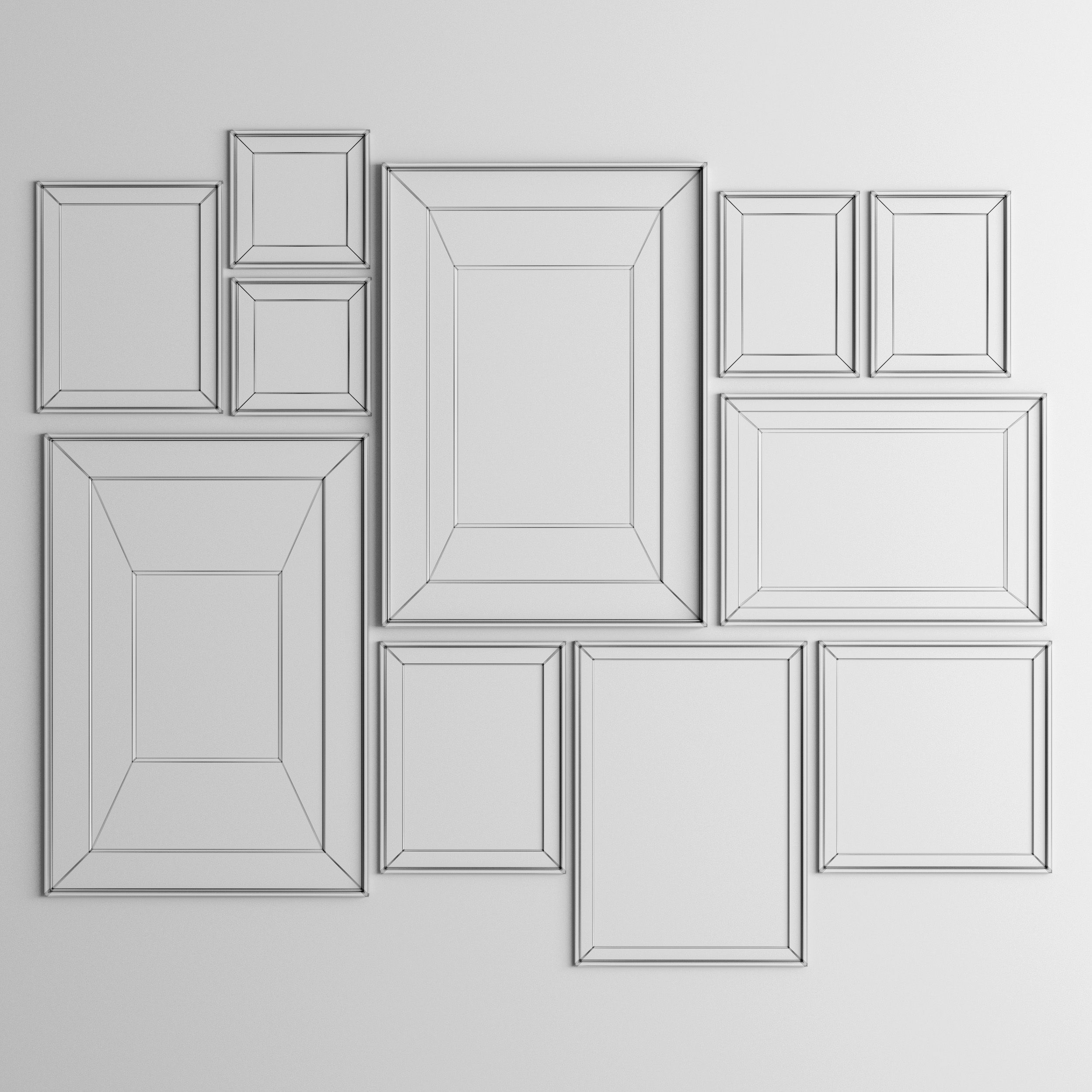 Art Frame 320 Low-poly 3D model_4