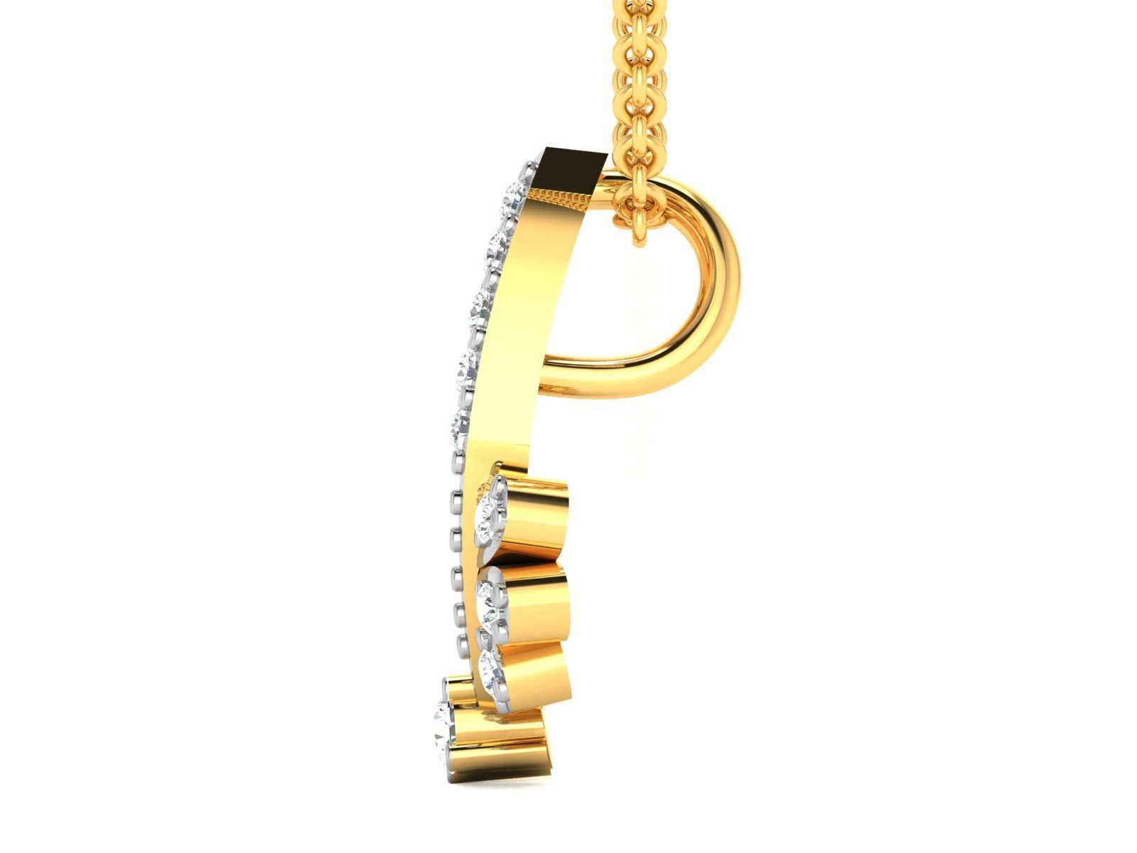 Women pendant 3dm render detail 3D print model_5