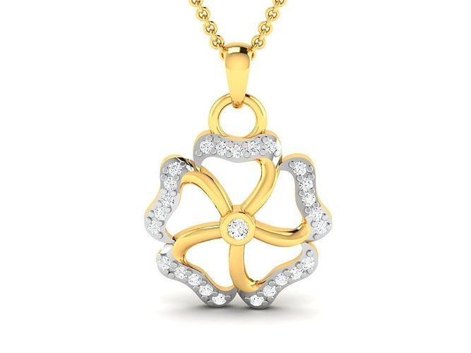 Women pendant 3dm render detail 3D print model