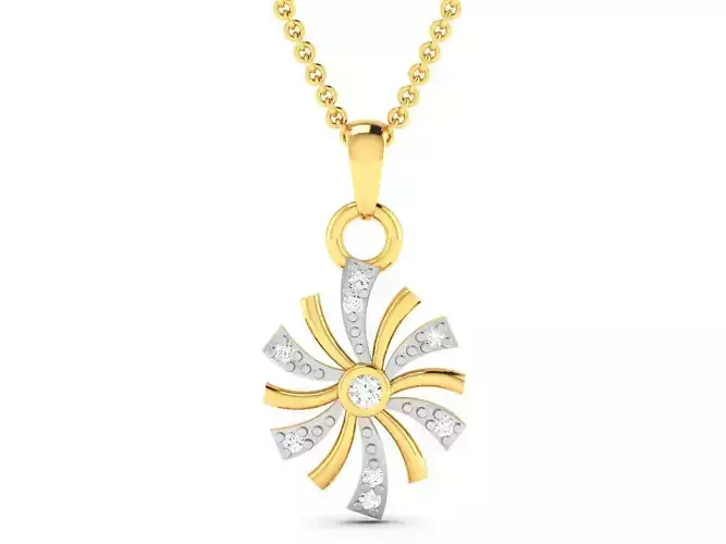 Women pendant 3dm render detail