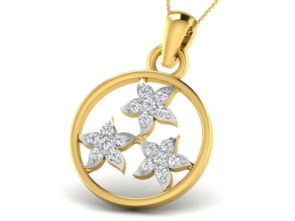 Women pendant 3dm render detail 3D print model_7