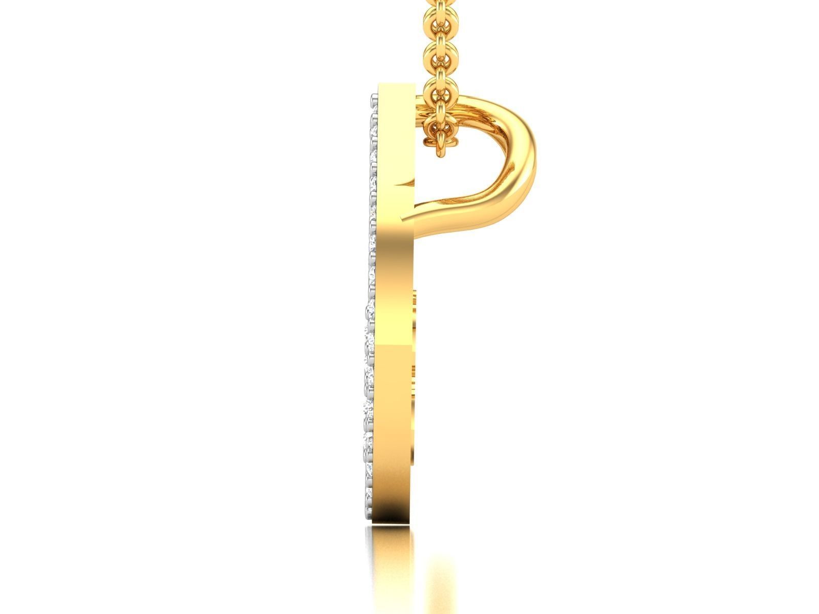 Women pendant 3dm render detail 3D print model_6