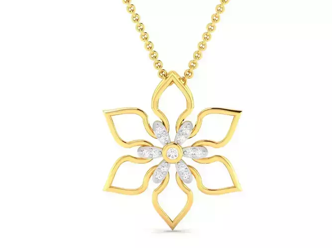 Women pendant 3dm render detail