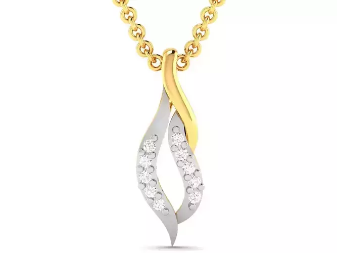 Women pendant 3dm render detail