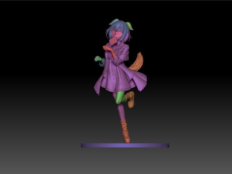 Hololive Korone Ch 3d printable model  3D print model_7