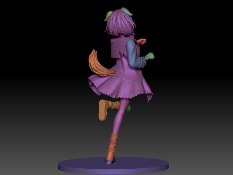 Hololive Korone Ch 3d printable model  3D print model_8