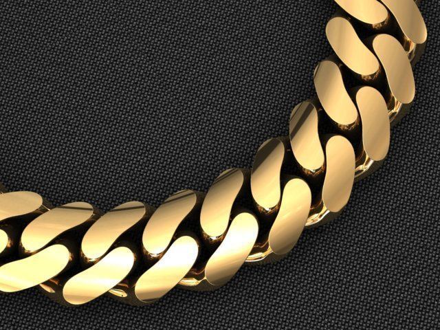13 MM MIAMI CUBAN LINK CHAIN FOR BRACELET OR NECKLACE 3D print model_1
