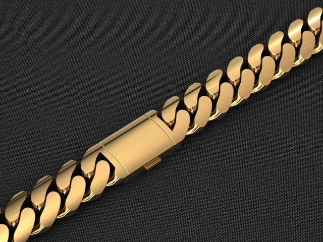 13 MM MIAMI CUBAN LINK CHAIN FOR BRACELET OR NECKLACE 3D print model_4