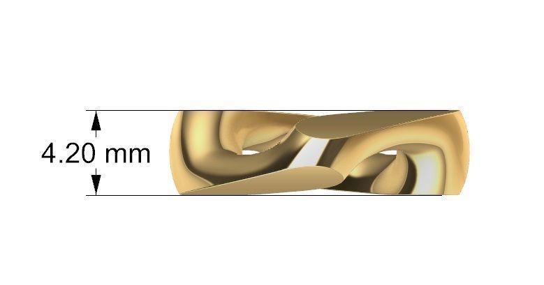 13 MM MIAMI CUBAN LINK CHAIN FOR BRACELET OR NECKLACE 3D print model_5