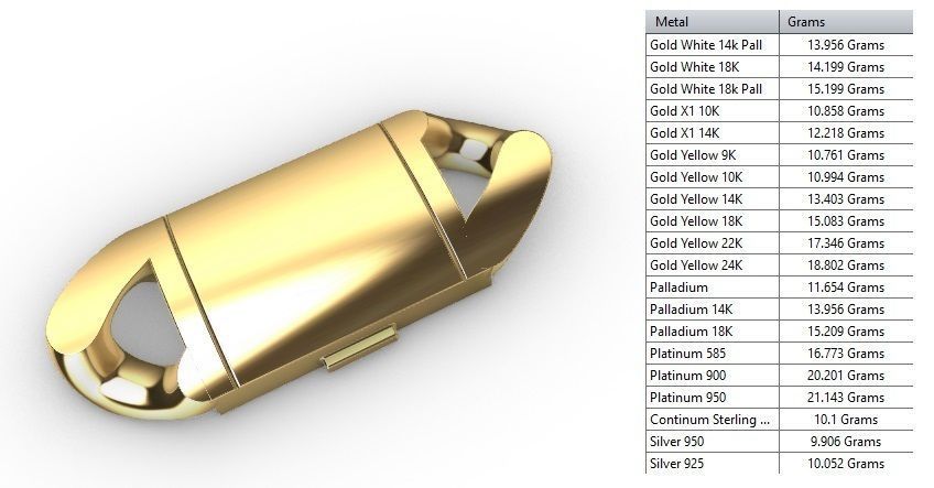 13 MM MIAMI CUBAN LINK CHAIN FOR BRACELET OR NECKLACE 3D print model_7