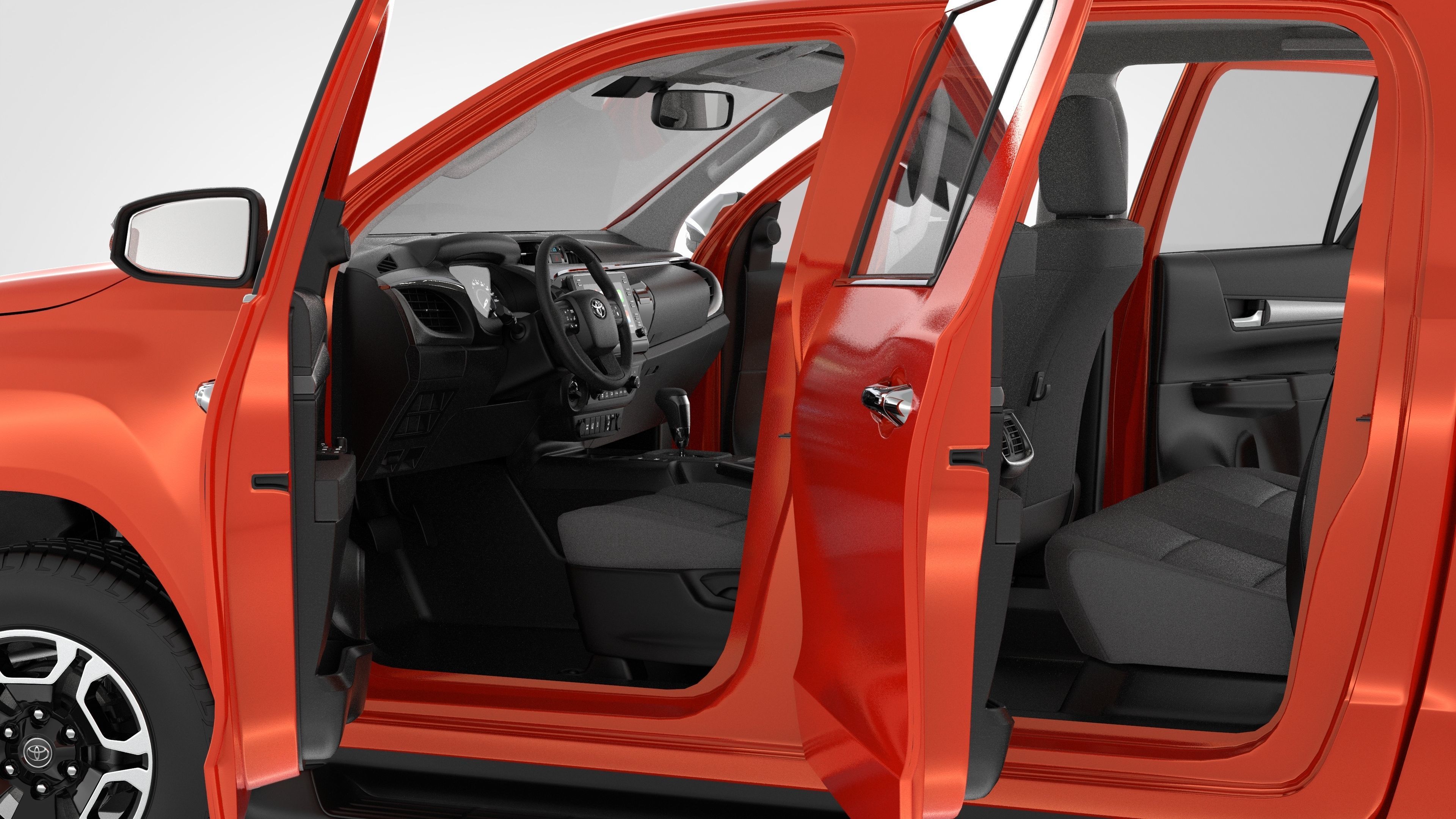 Toyota Hilux Double Cab 4WD 2020 3D model_45