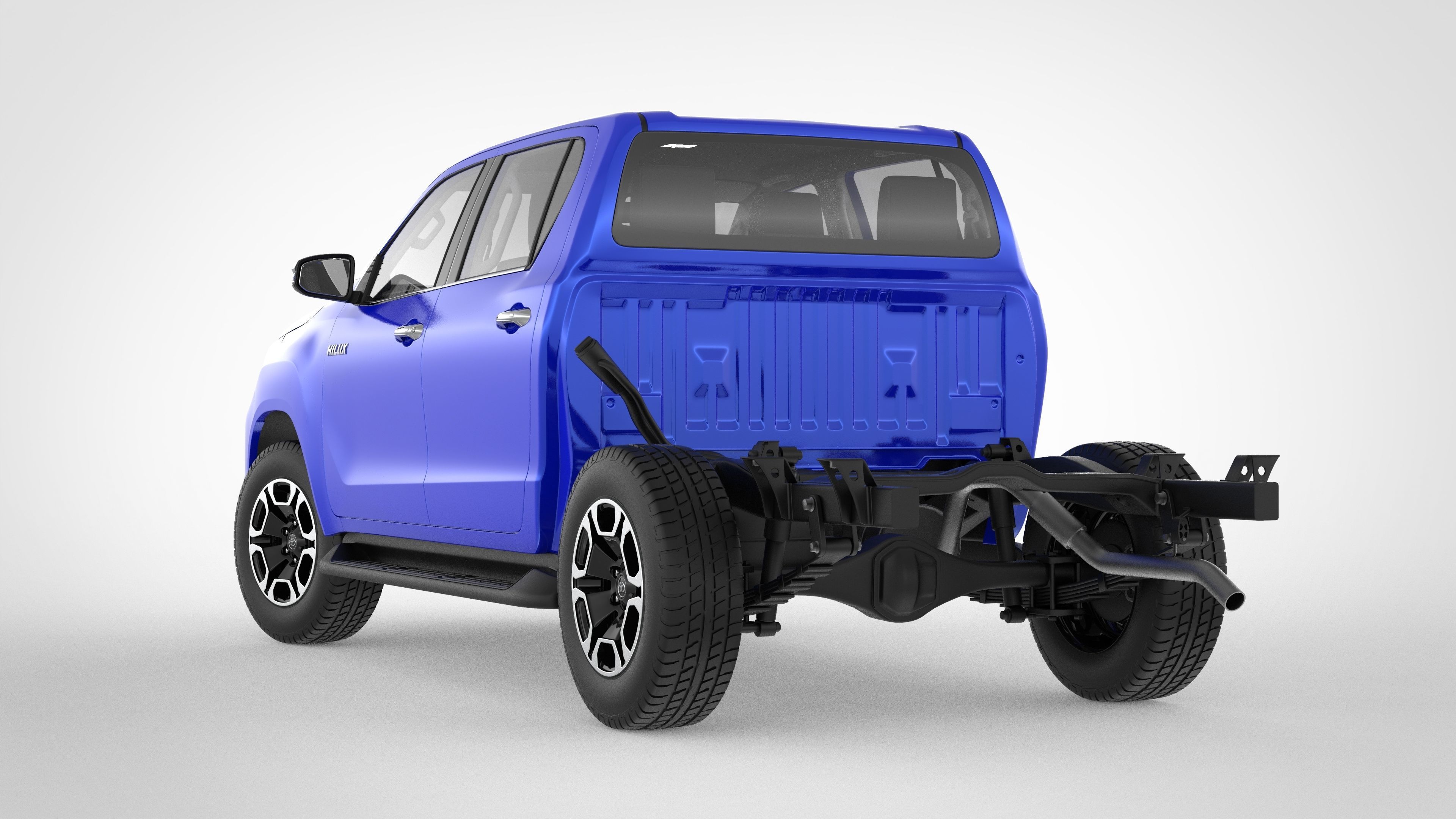 Toyota Hilux Double Cab 4WD 2020 3D model_54