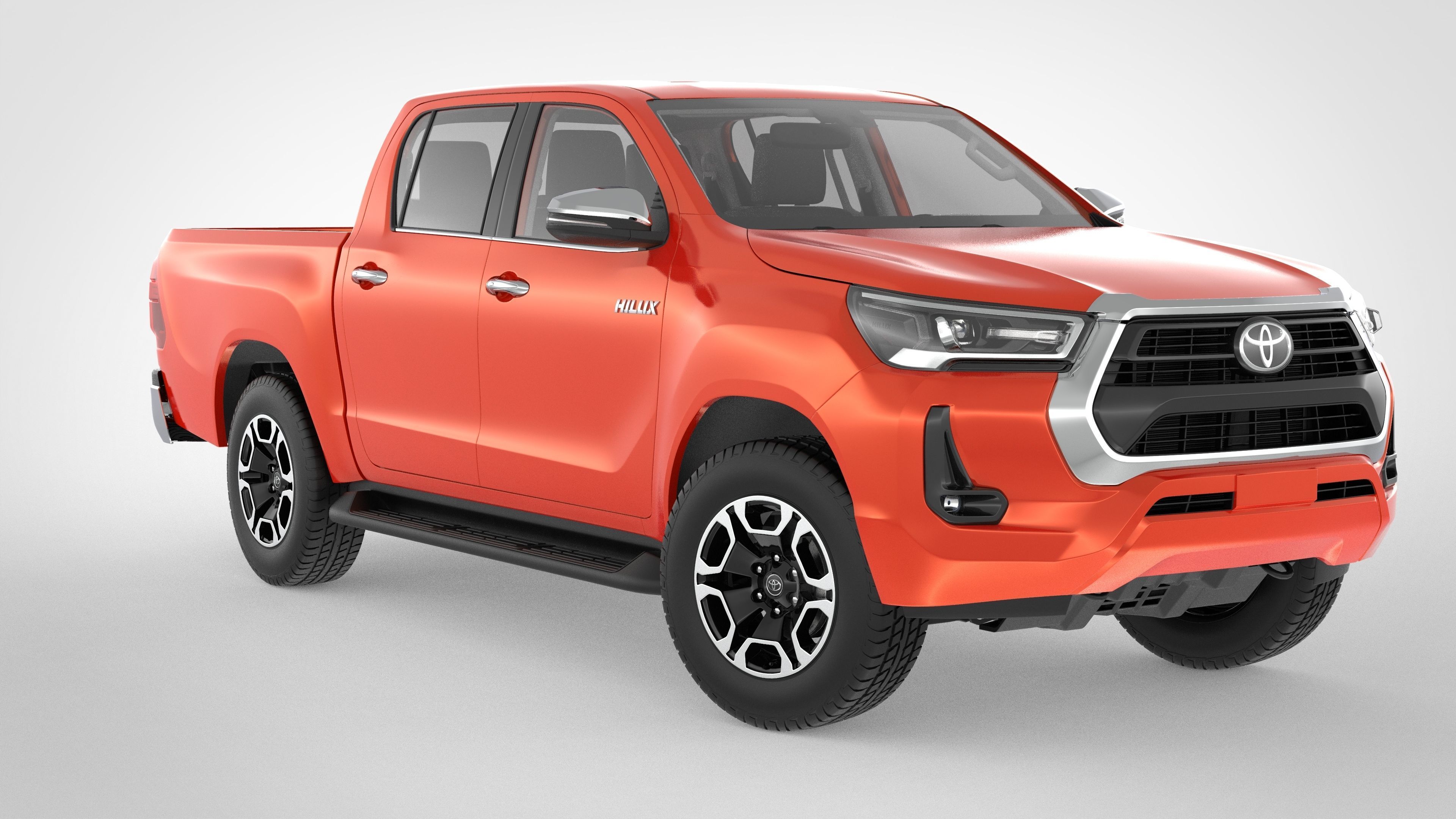 Toyota Hilux Double Cab 4WD 2020 3D model_21