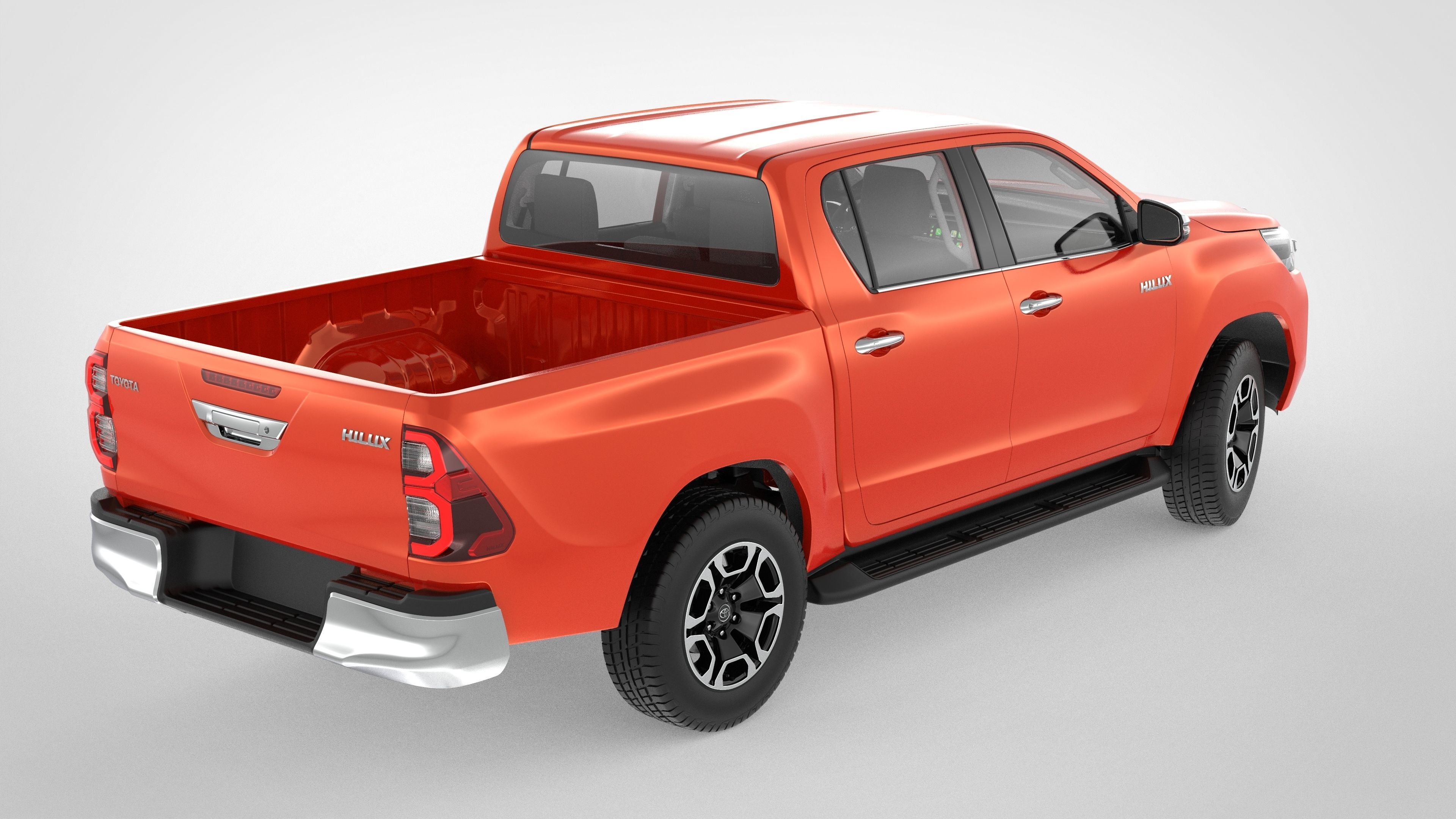 Toyota Hilux Double Cab 4WD 2020 3D model_2