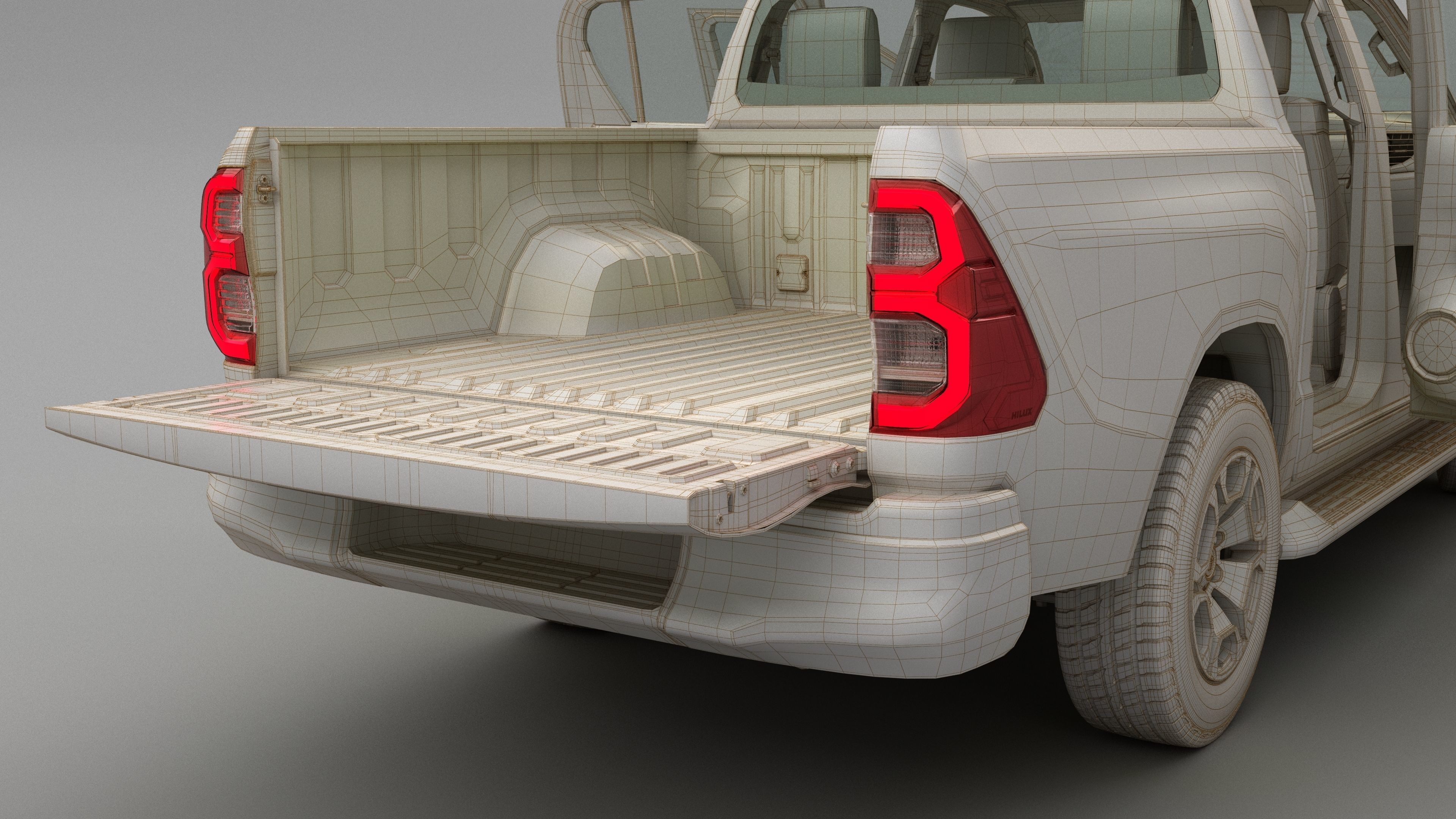 Toyota Hilux Double Cab 4WD 2020 3D model_58