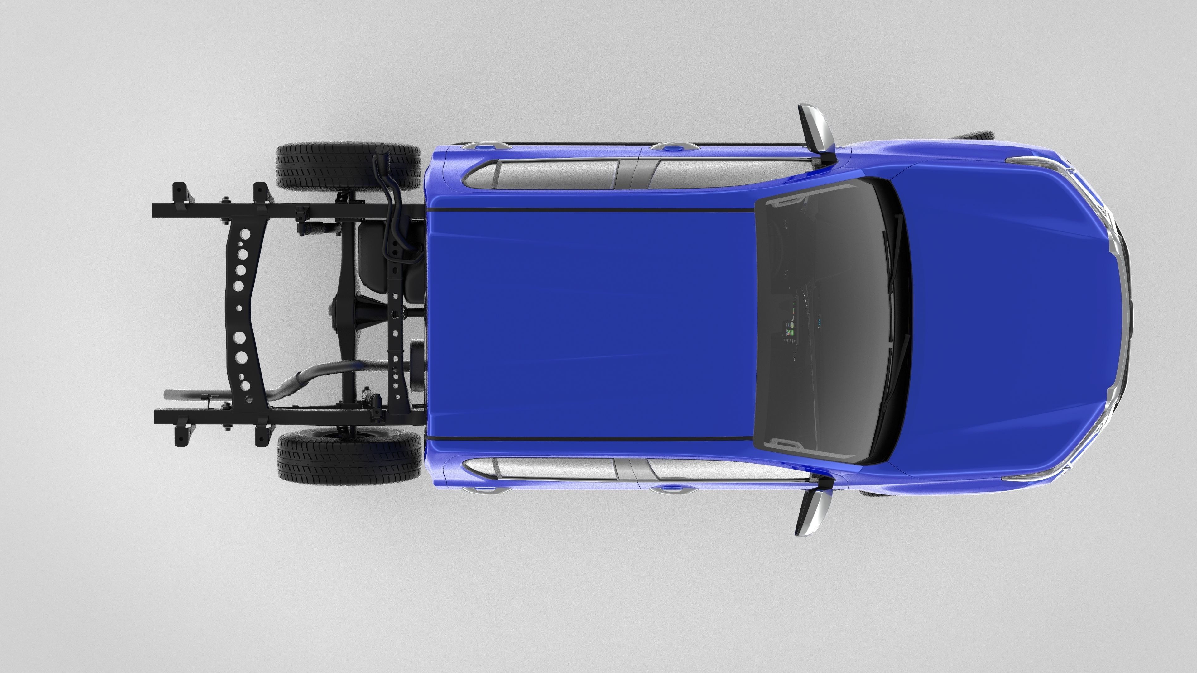 Toyota Hilux Double Cab 4WD 2020 3D model_30