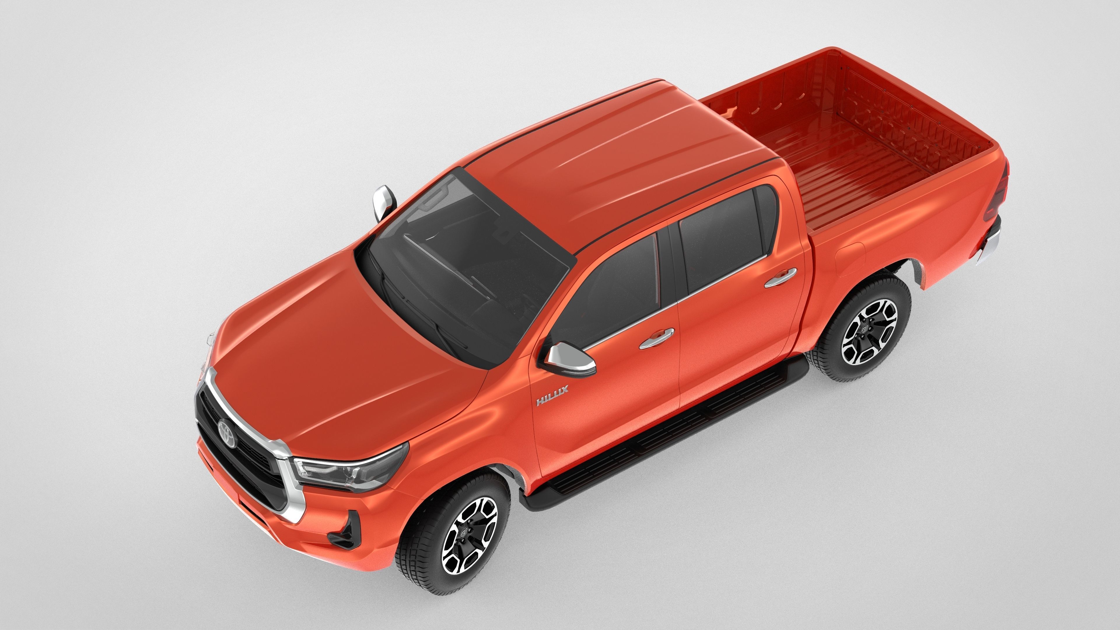 Toyota Hilux Double Cab 4WD 2020 3D model_12