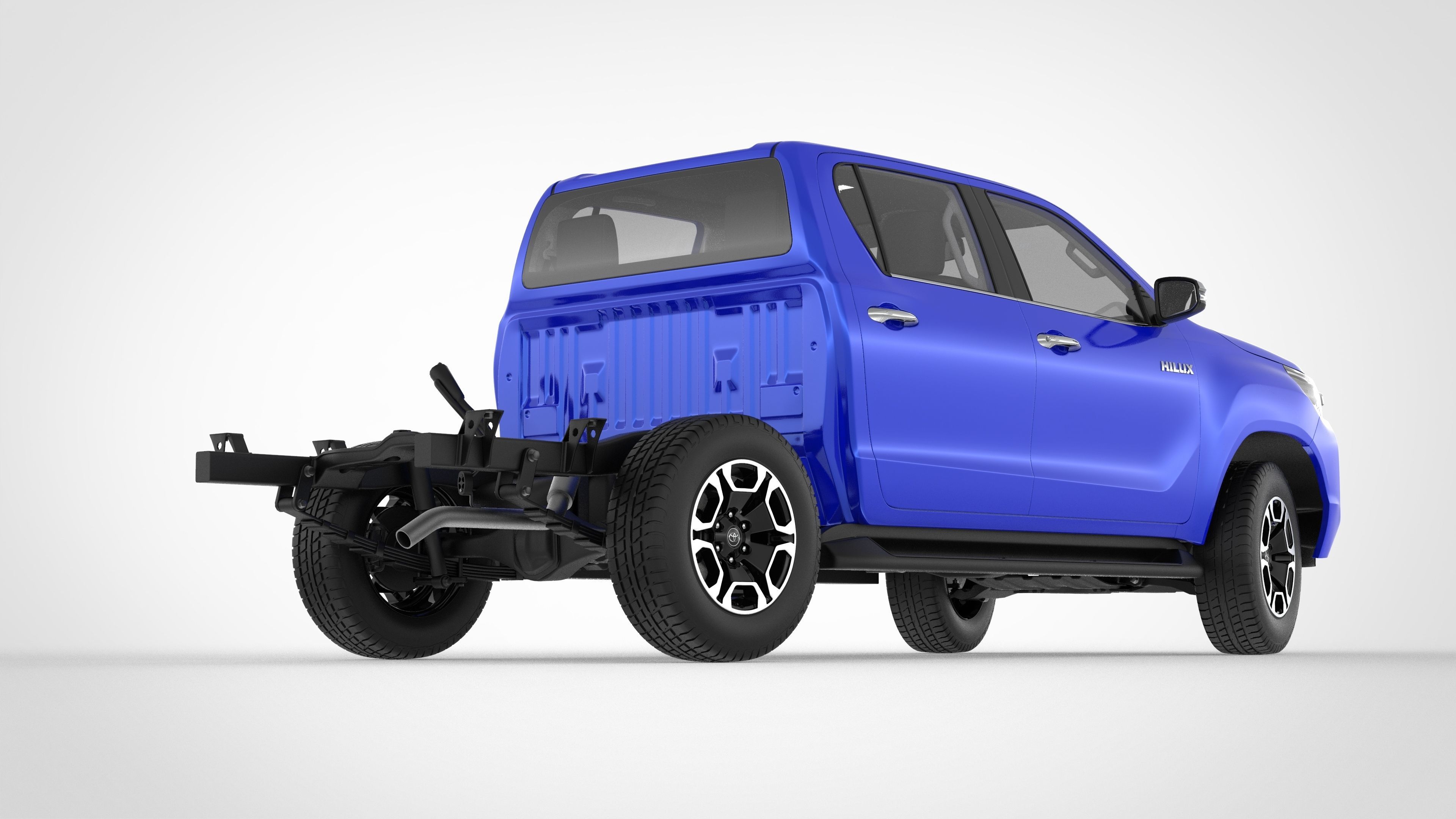 Toyota Hilux Double Cab 4WD 2020 3D model_7