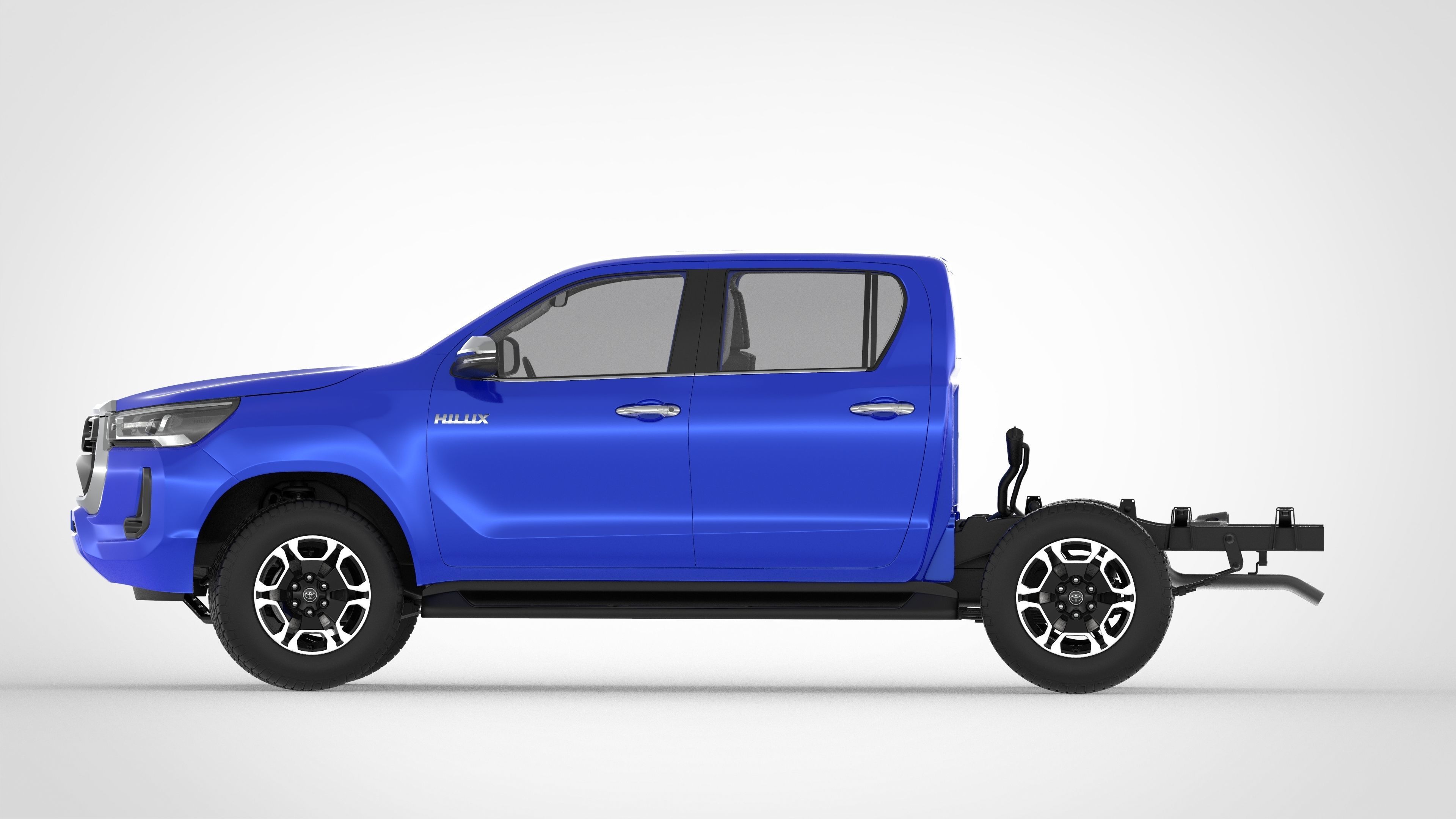 Toyota Hilux Double Cab 4WD 2020 3D model_4