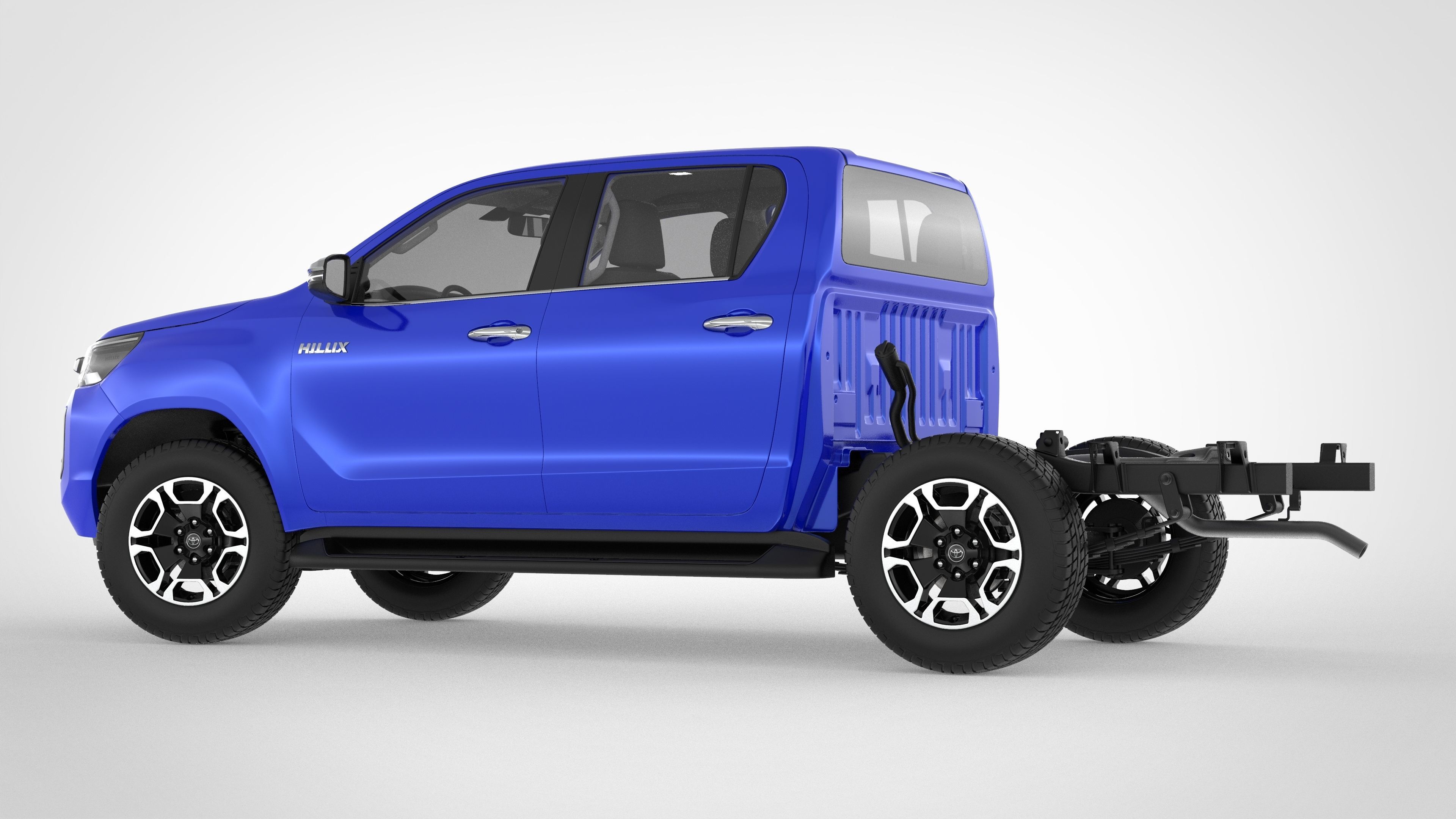 Toyota Hilux Double Cab 4WD 2020 3D model_53