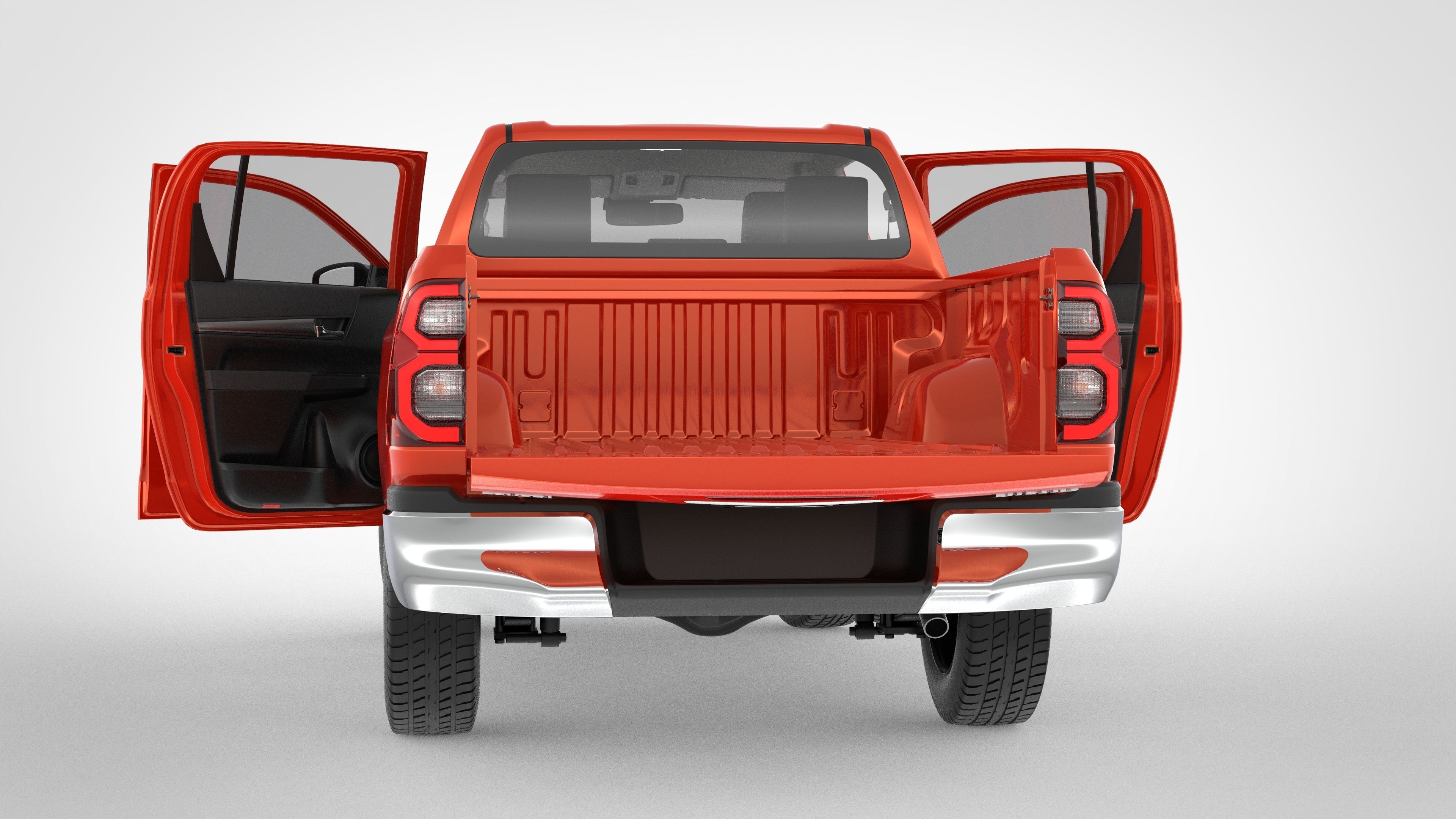 Toyota Hilux Double Cab 4WD 2020 3D model_40
