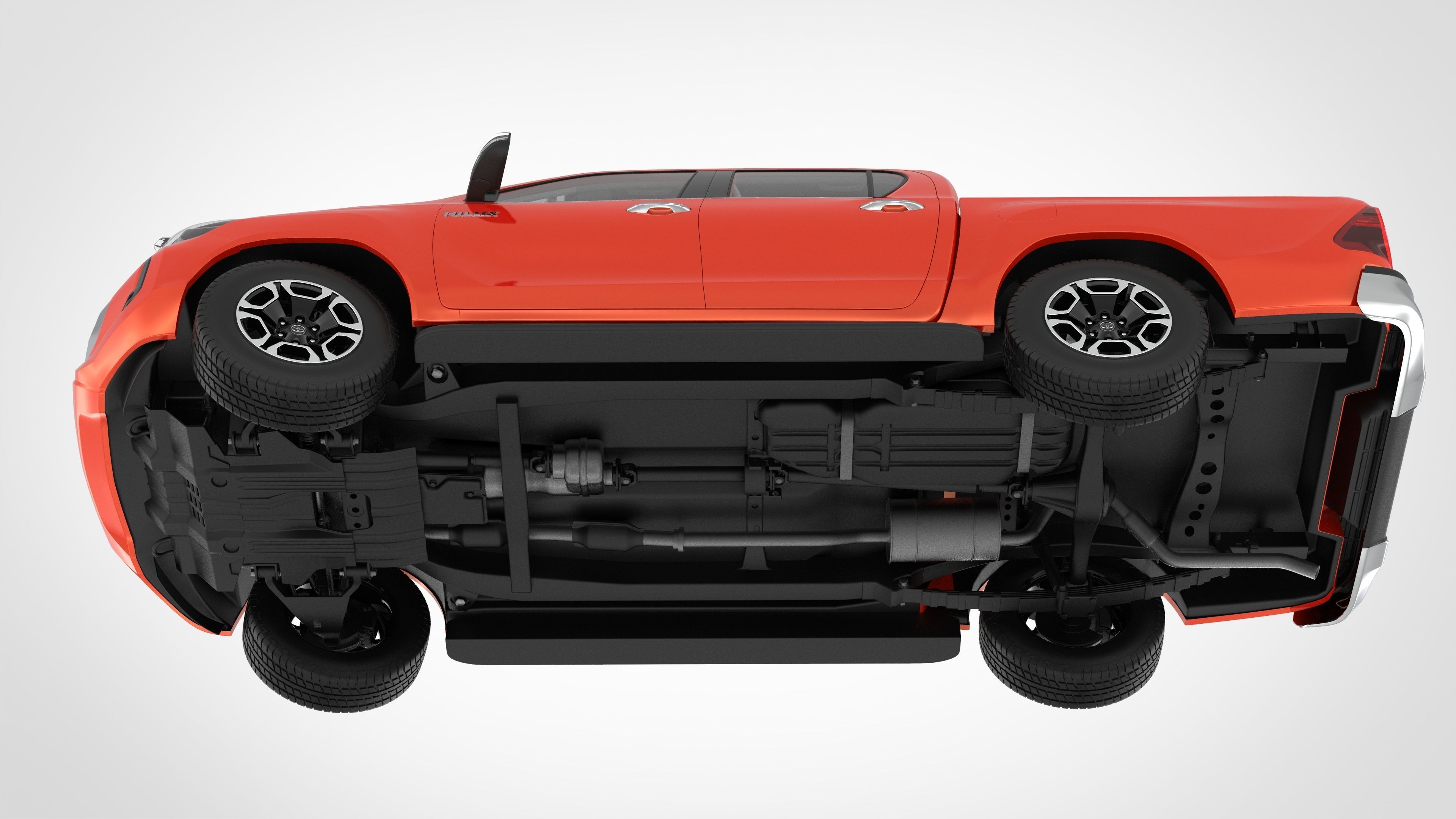 Toyota Hilux Double Cab 4WD 2020 3D model_28