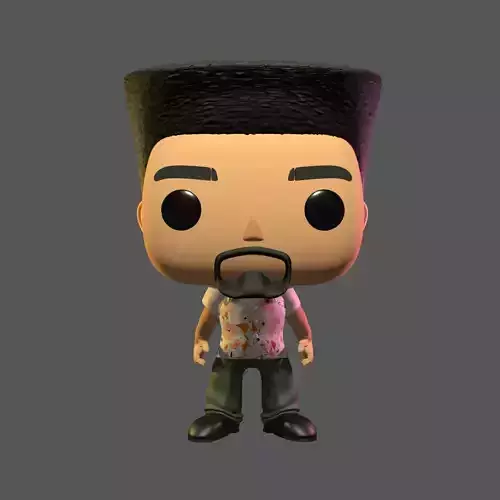 DIY Custom Pop Beard Guy Box Haircut 3D Print Customizable