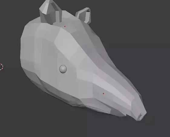 Tapir horse head Free 3D print model