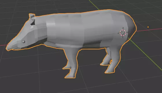 Tapir boar Free 3D model