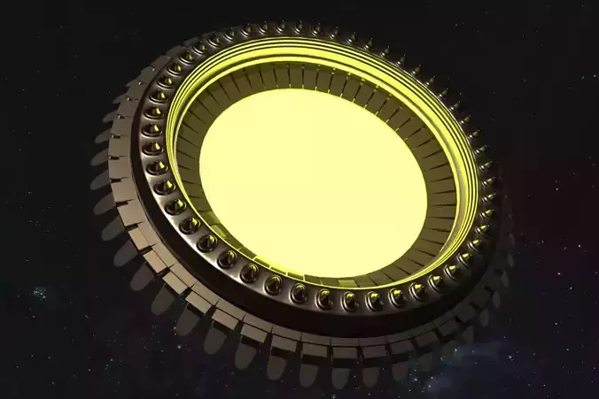 Space Portal Gate Teleport 3D