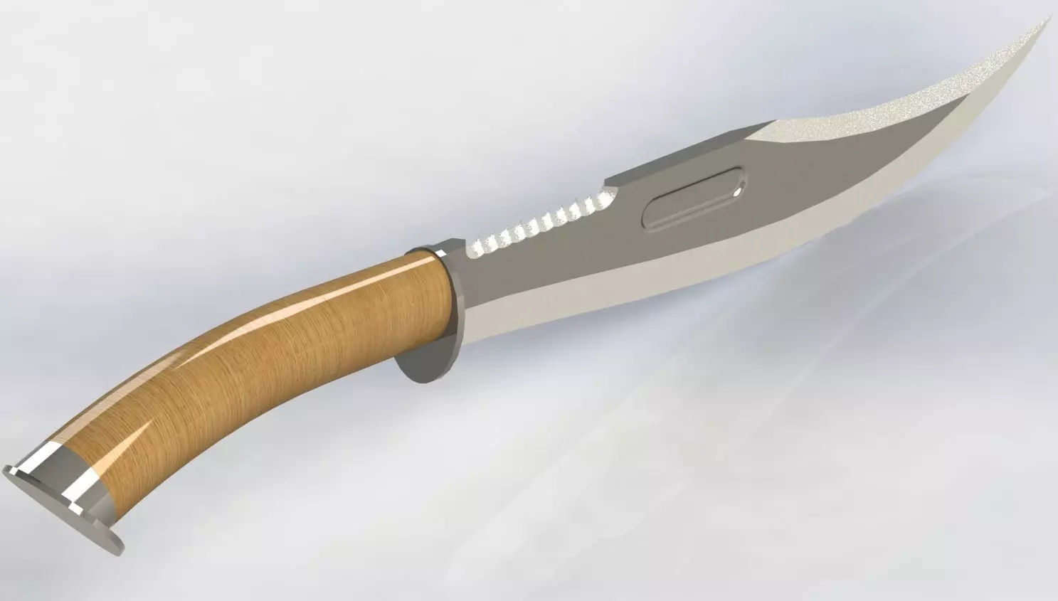 Knife Modelling 3D model_0