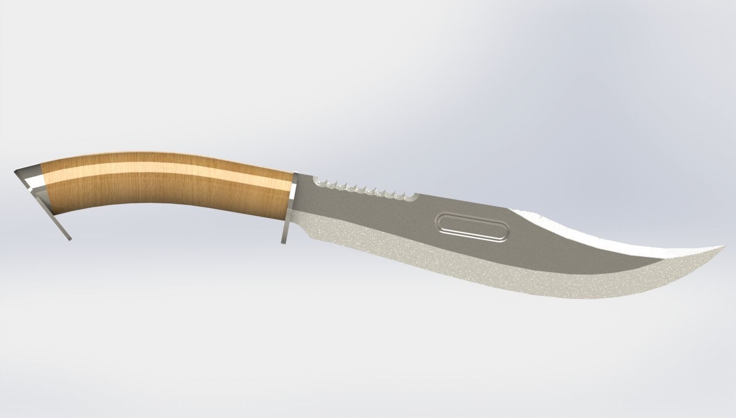 Knife Modelling 3D model_1