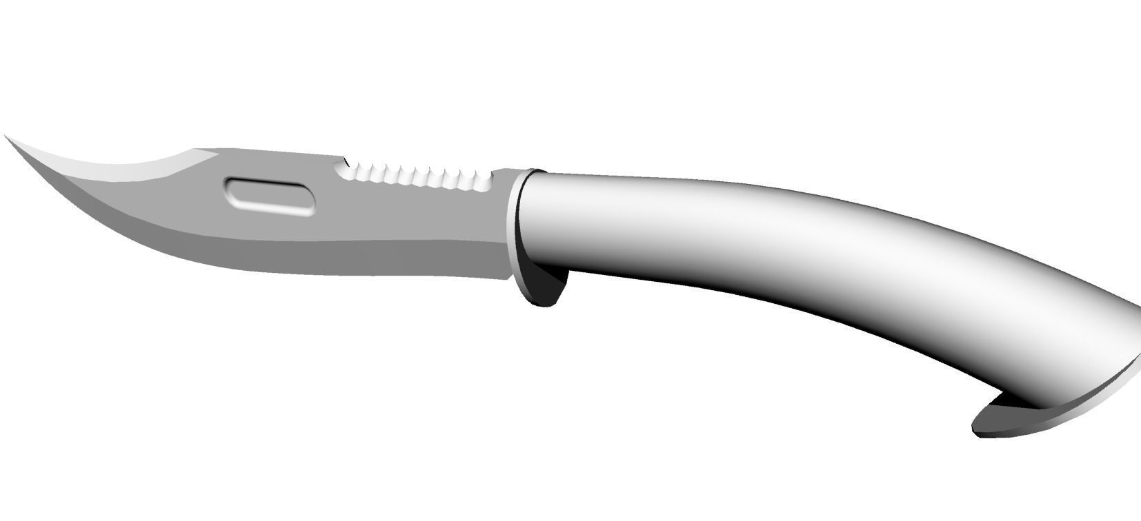 Knife Modelling 3D model_4