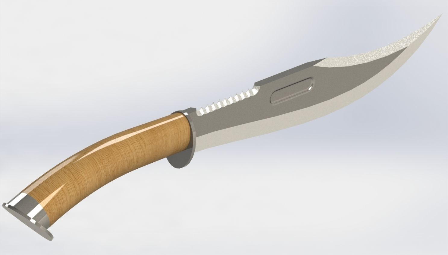 Knife Modelling 3D model_2