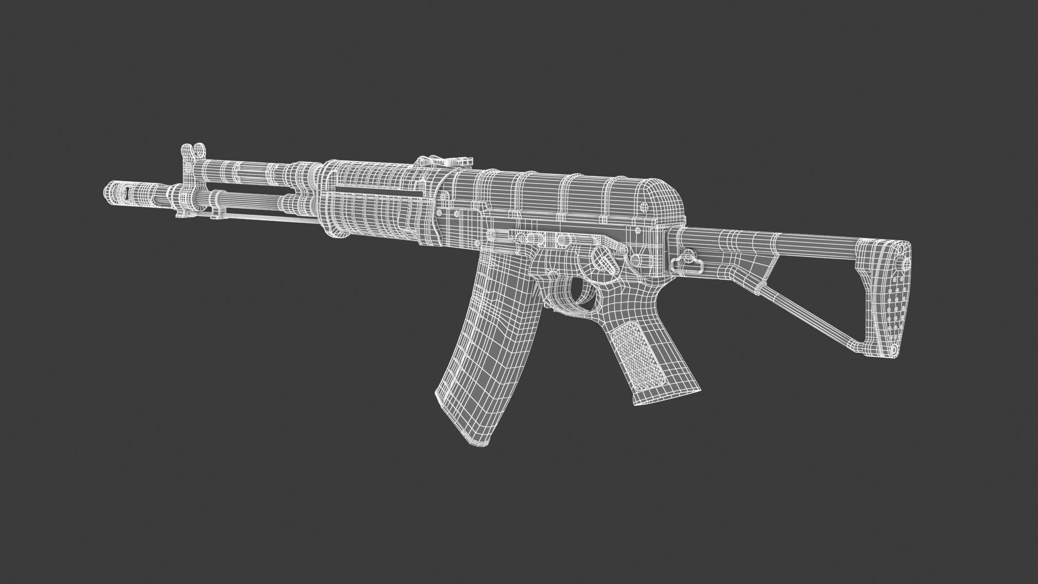 AEK-971 ak - rifle 3D model_15