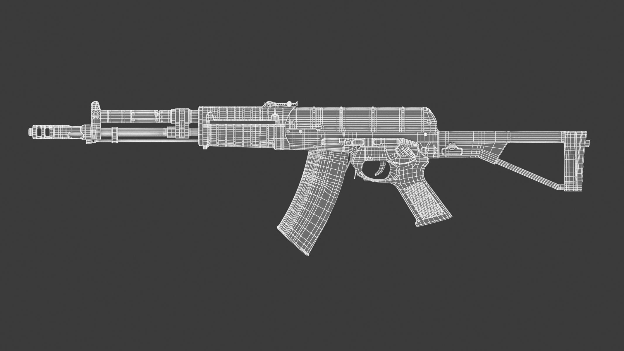AEK-971 ak - rifle 3D model_16