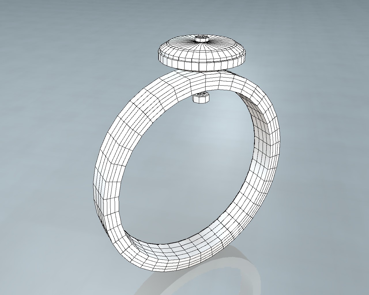 Rusted Hardware Tool Ring 3D model_1